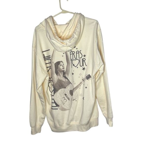 Taylor Swift Cream Eras Tour Fearless Hoodie Sweatshirt. Size Medium. - Picture 1 of 7